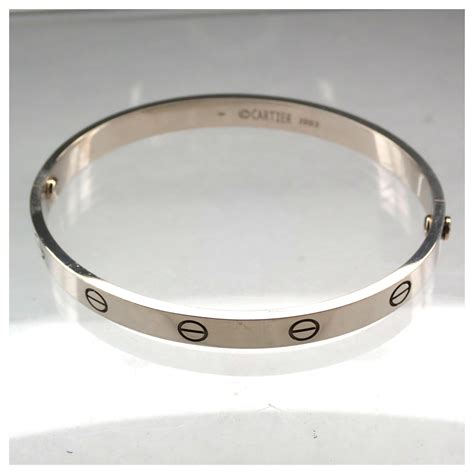 cartier love bracelet men's used.